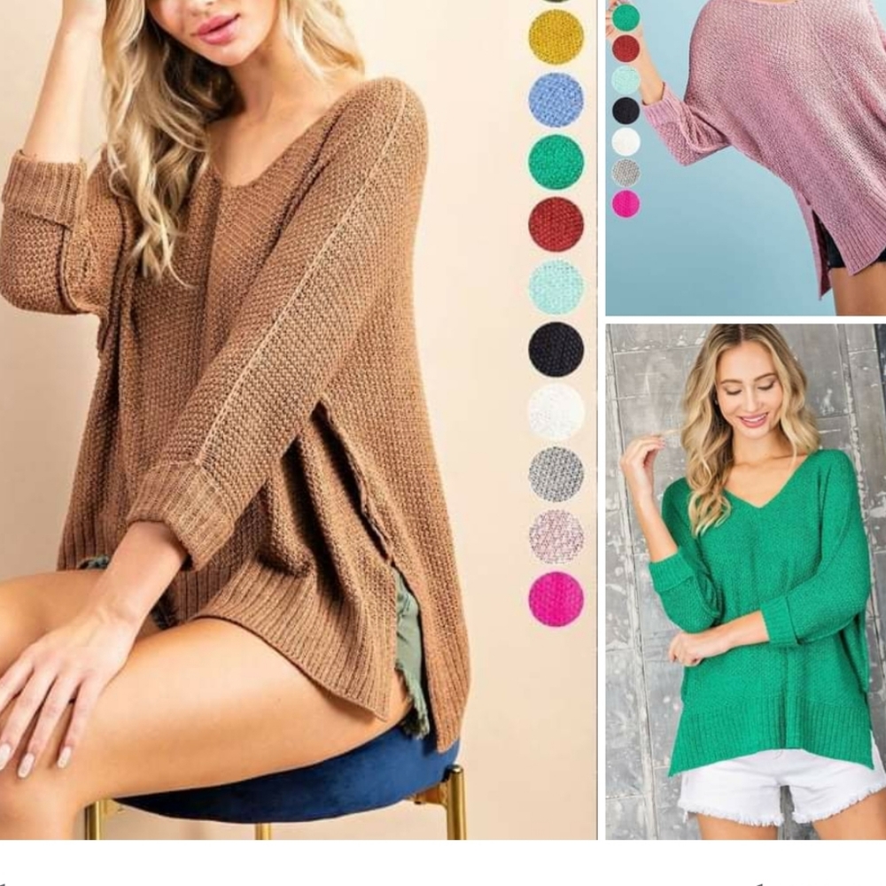 Green sweater - Picture 2 of 4